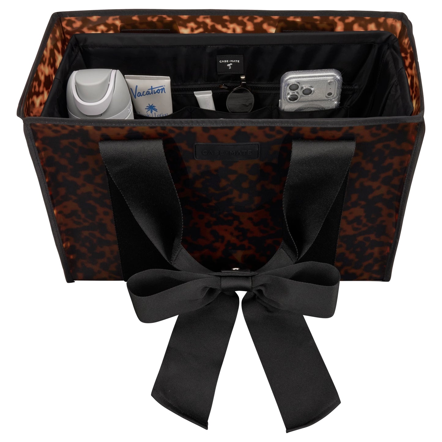 Case-Mate - Bow Jelly Tote - Bag Organizer - Midnight Black