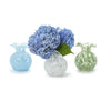 Vase - Ruffled Edge Spotted - Blue White or Green - Findlay Rowe Designs