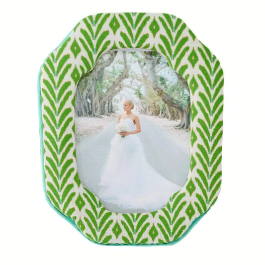 Laura Park - Frond Green Fabric Frame - Petite - Findlay Rowe Designs