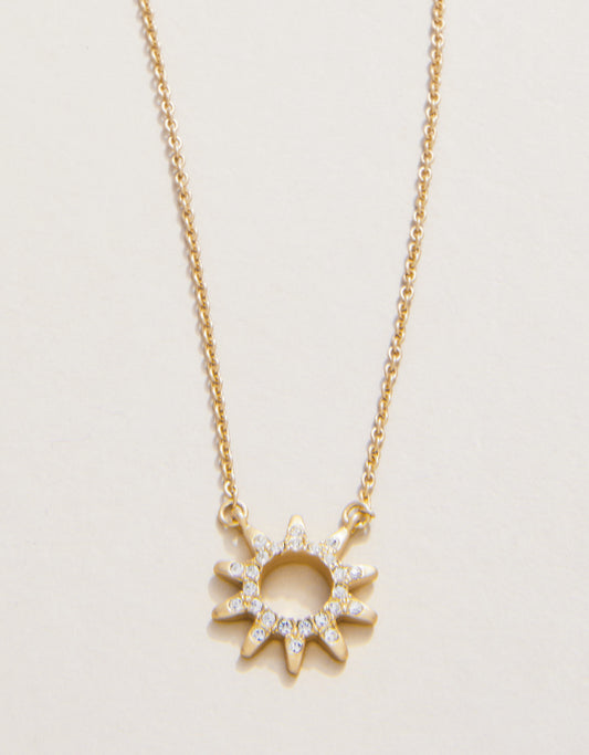 Spartina - Necklace - 18in Sunshine Sun - Findlay Rowe Designs