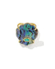 Kendra Scott - Cocktail Ring - Lucia Shell Gold - Abalone Shell - Size 8 - Findlay Rowe Designs