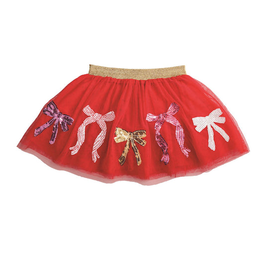 Mud Pie - Baby - Multi-Bow Tutu - Red