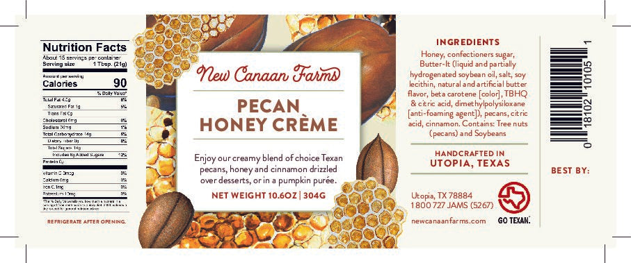 New Canaan Farms - Pecan Honey Crème - Findlay Rowe Designs