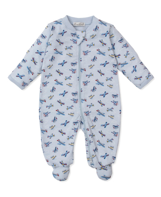 Kissy Kissy - Zip Footie - Air Adventure - Findlay Rowe Designs
