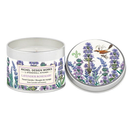 Michel Design Works - Travel Candle - Lavender Rosemary - Findlay Rowe Designs
