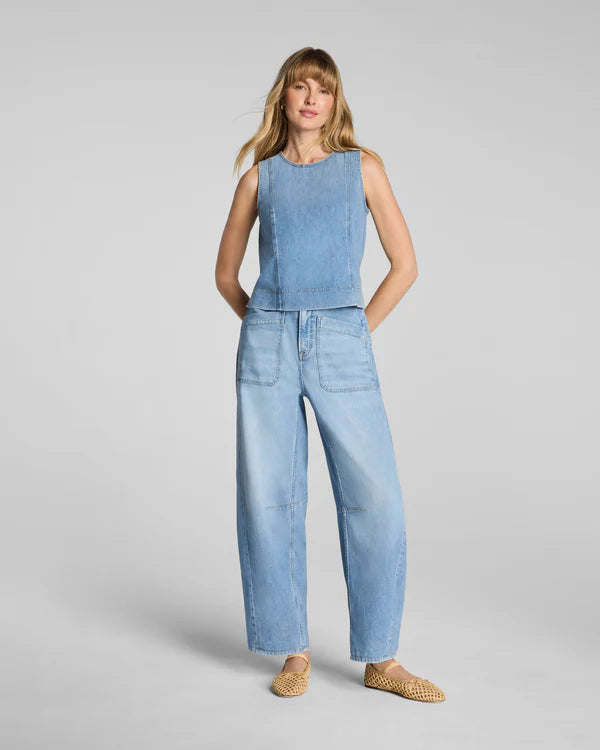 Spanx - Top - Lightweight Denim Shell Tank - Seaside Blue - Findlay Rowe Designs