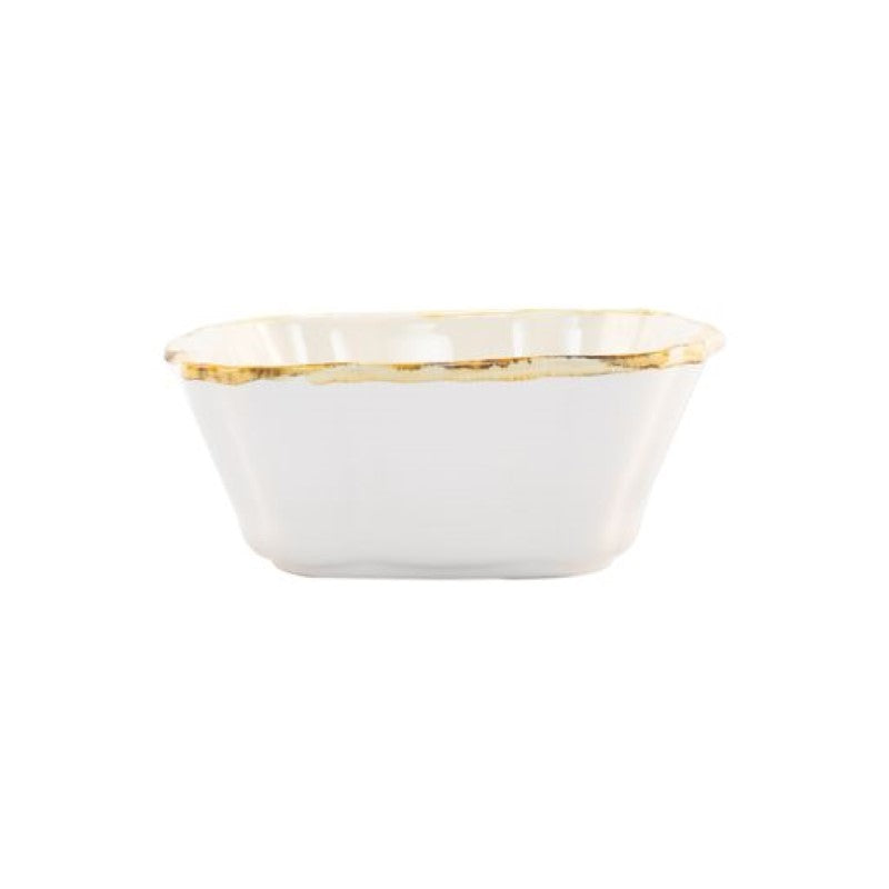 Vietri - Baker - White Small Square Baker
