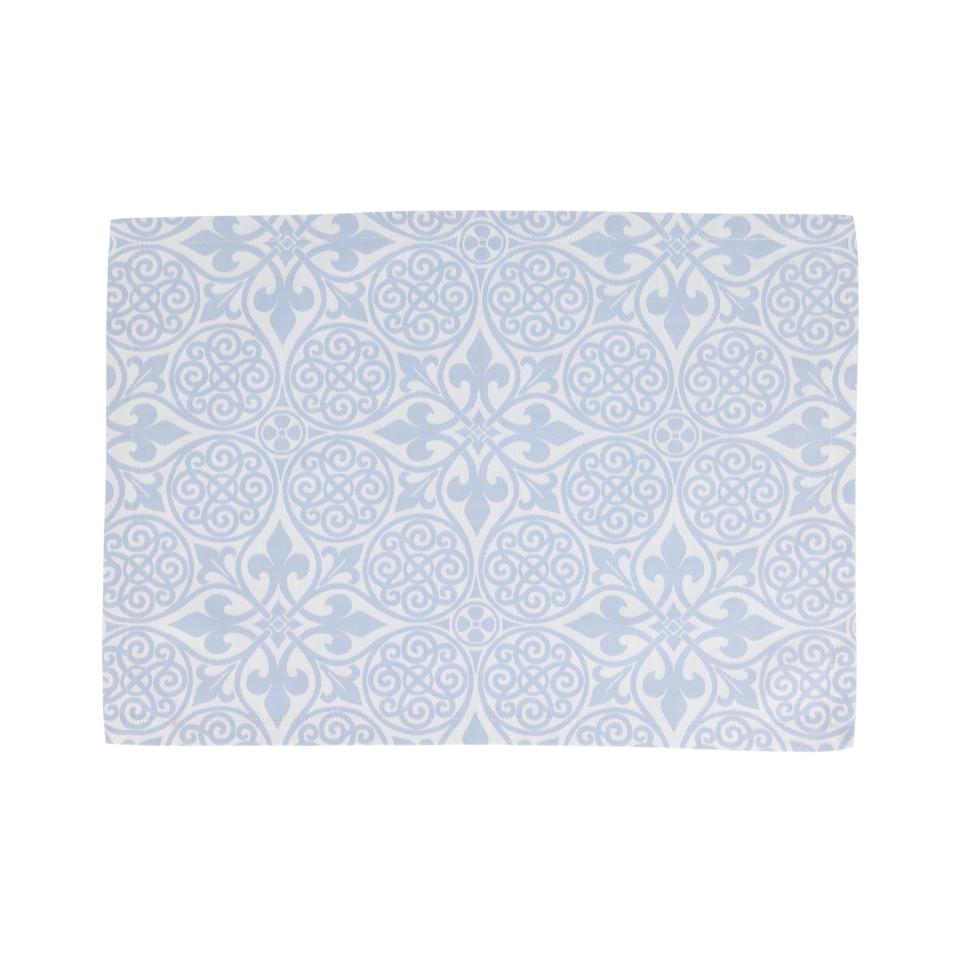 Vietri - Table Runner - Cloth - Damask Blue - Findlay Rowe Designs