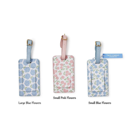 Luggage Tag - Hydrangea Print - Findlay Rowe Designs