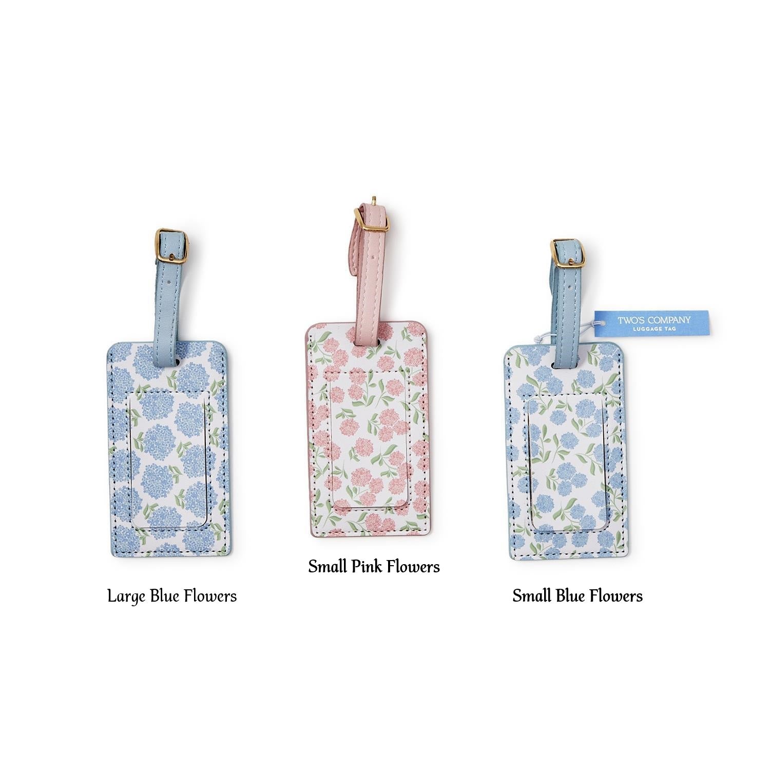 Luggage Tag - Hydrangea Print - Findlay Rowe Designs