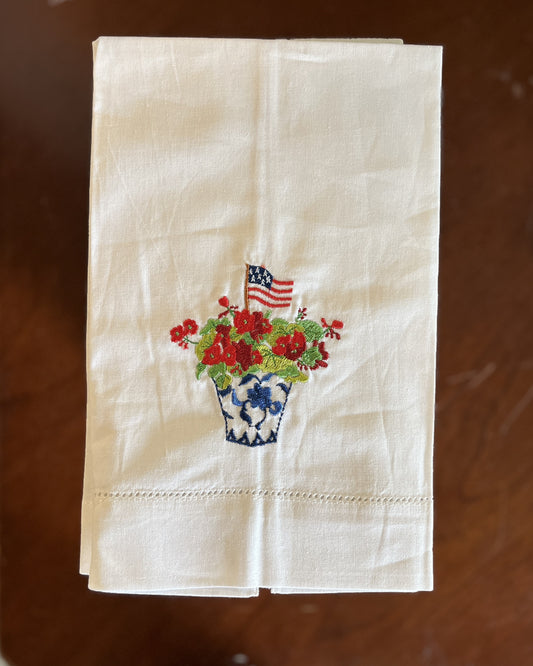 Towel - Cloth - Patriotic Chinoiserie - Findlay Rowe Designs