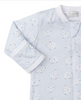 Kissy Kissy- Fleecy Sheep Blue Footie - Findlay Rowe Designs
