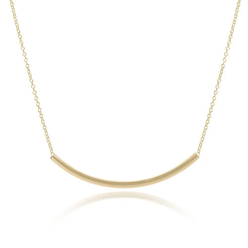 Enewton - egirl 14 inch Necklace Gold - Bliss Bar Small Gold - Findlay Rowe Designs