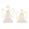 Mud Pie - LED Acrylic Angel Sitters