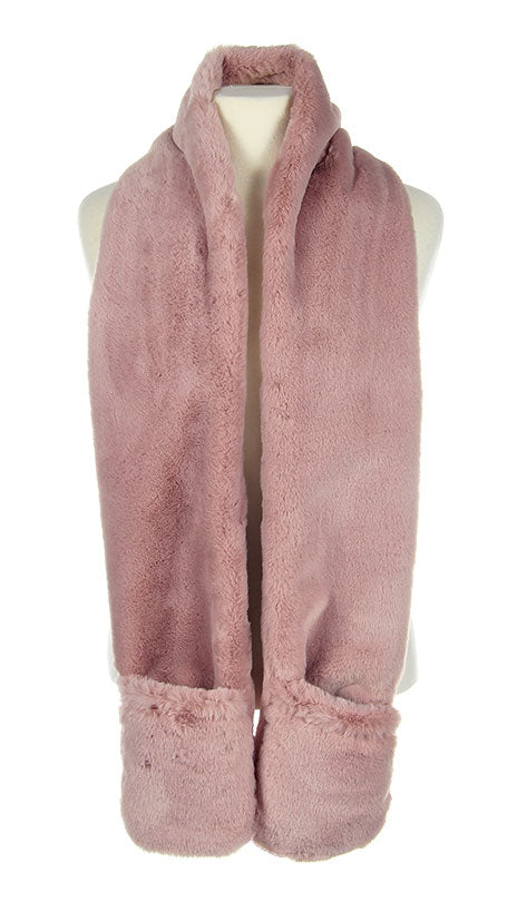 Plush Scarf with Pockets