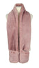 Plush Scarf with Pockets