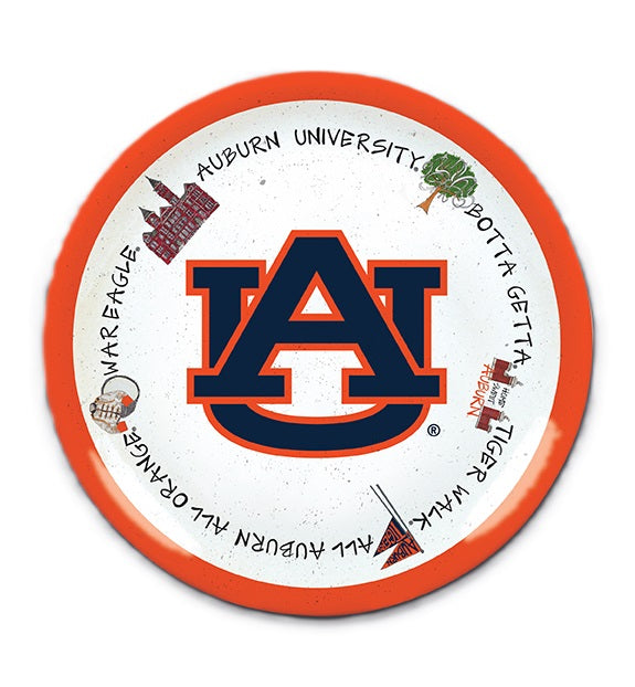 Magnolia Lane - Charger - 13.5 Inch Round - Auburn University - Findlay Rowe Designs