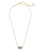 Kendra Scott - Necklace - Elisa Pendant Gold - Purple Amethyst - Findlay Rowe Designs