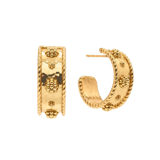 Capucine de Wulf - Earrings Hoop - Berry Classic Small Hoop - Gold - Findlay Rowe Designs