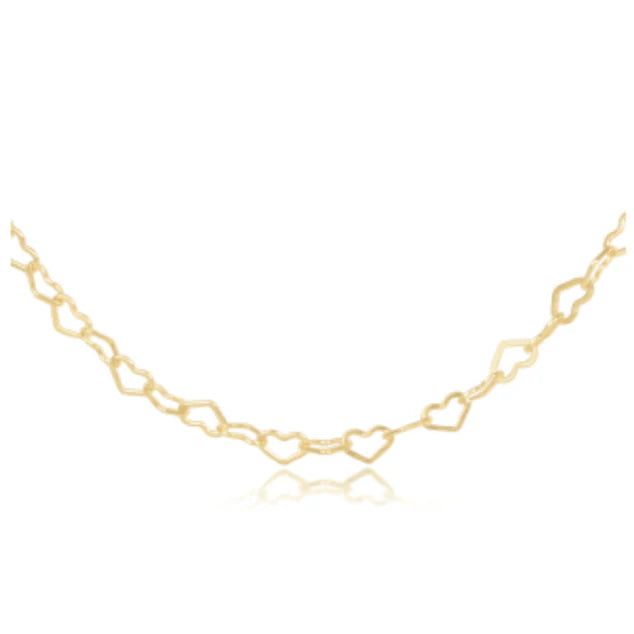 Enewton - 15in Choker Love Chain - Gold