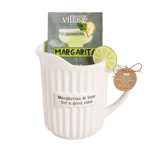 Mud Pie - Margarita Pitcher Gift 2 piece Set