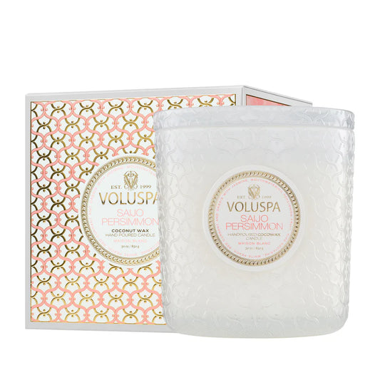 Voluspa - Luxe Candle - Saijo Persimmon - Findlay Rowe Designs