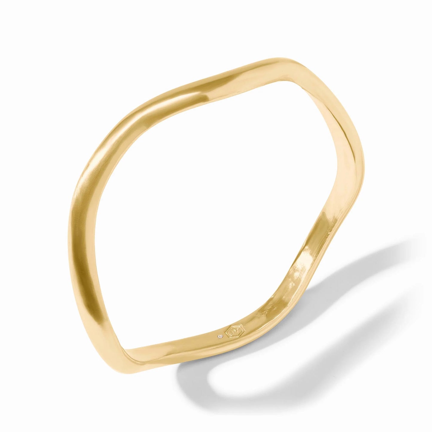 Julie Vos - Bangle - Wave - Gold - Medium - Findlay Rowe Designs