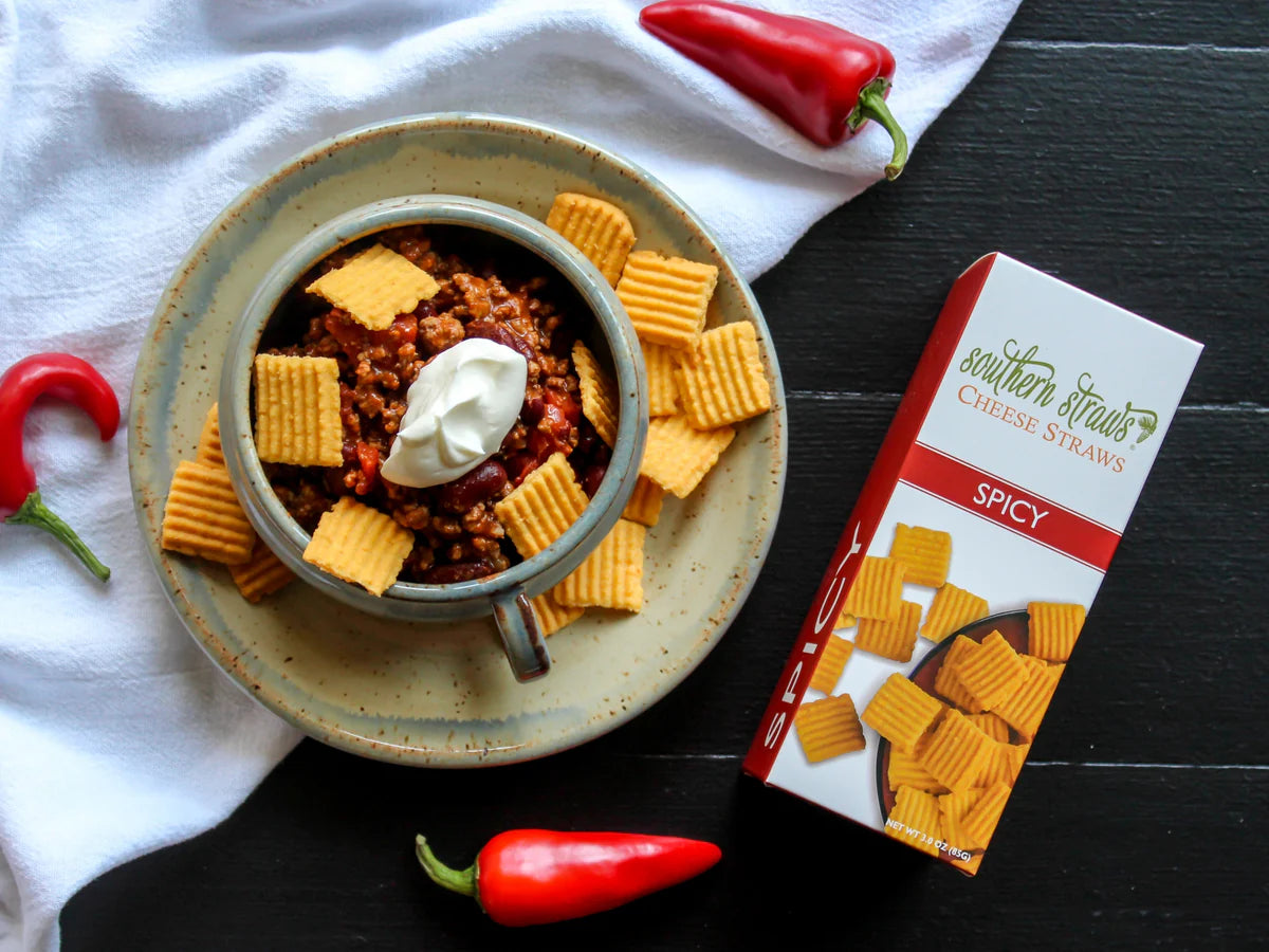 Southern Straws - Spicy Cheddar - 4.5oz - Findlay Rowe Designs