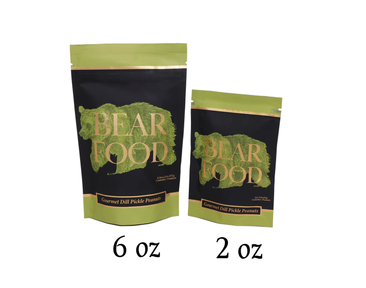 Bear Food - Dill Pickle Gourmet Peanuts - 2oz pouch - Findlay Rowe Designs
