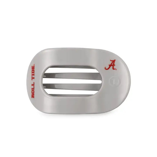 Teleties - Flat Round Hair Clip - Roll Tide - Medium