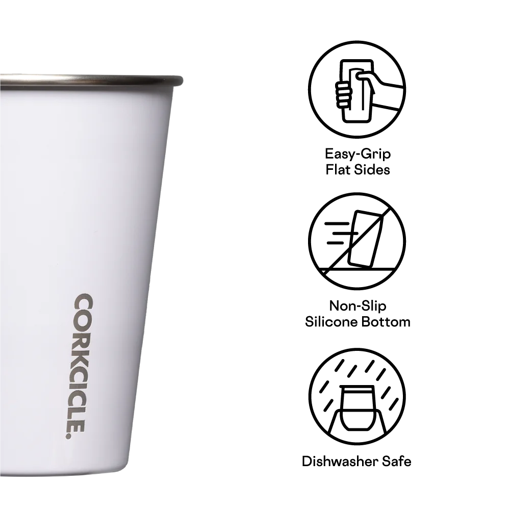 Corkcicle - 18oz Eco Stacker - Gloss White - Findlay Rowe Designs