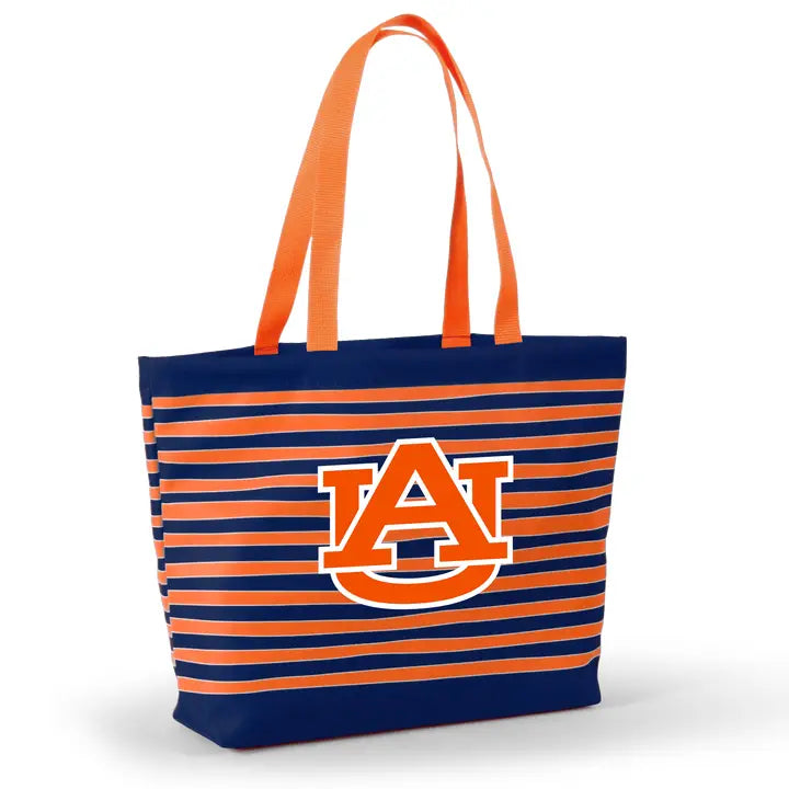Desden - Tatum Tote Wavy Striped Tote - Auburn