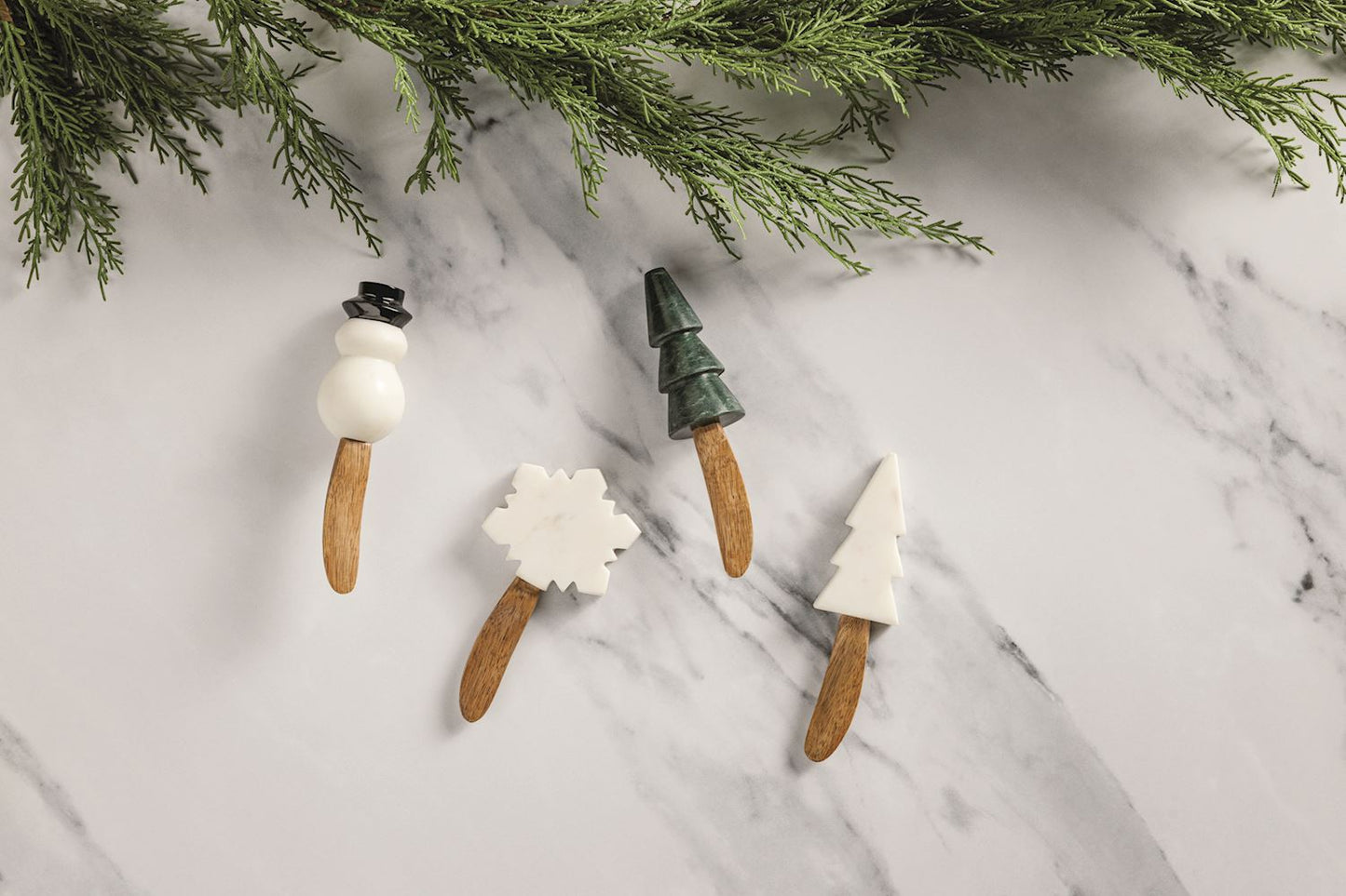 Mud Pie - Christmas Marble Spreaders