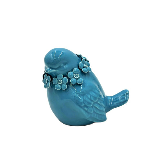 Figurine - Ceramic Bird - Turquoise