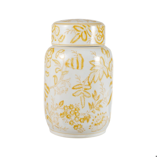 Hazel Mazel - Ginger Jar - White Yellow - Findlay Rowe Designs