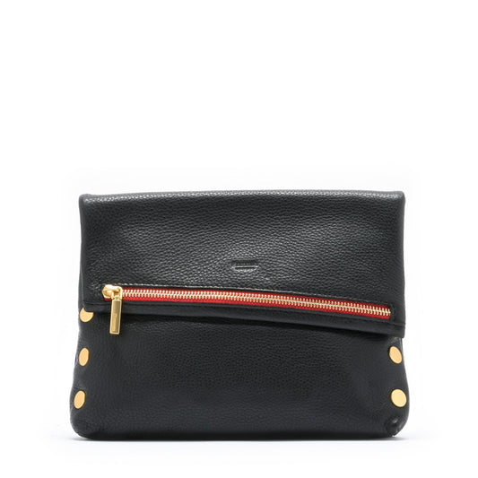 Hammitt - VIP Medium Black Brushed Gold - Red Zip - Findlay Rowe Designs