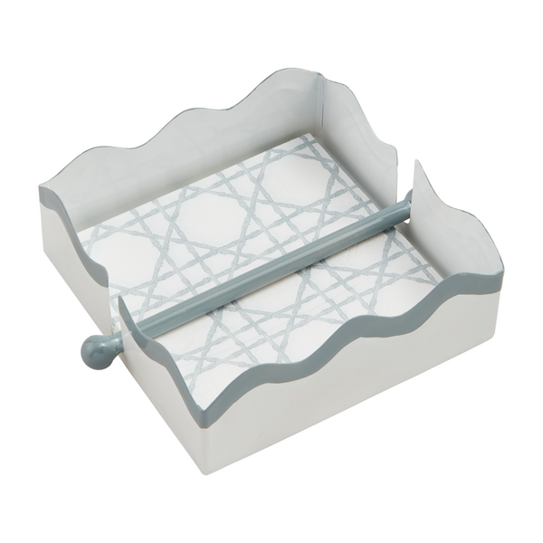 Mud Pie - Scalloped Napkin Caddy - Findlay Rowe Designs