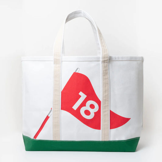 HIT THE PIN 18 CANVAS TOTE - Findlay Rowe Designs