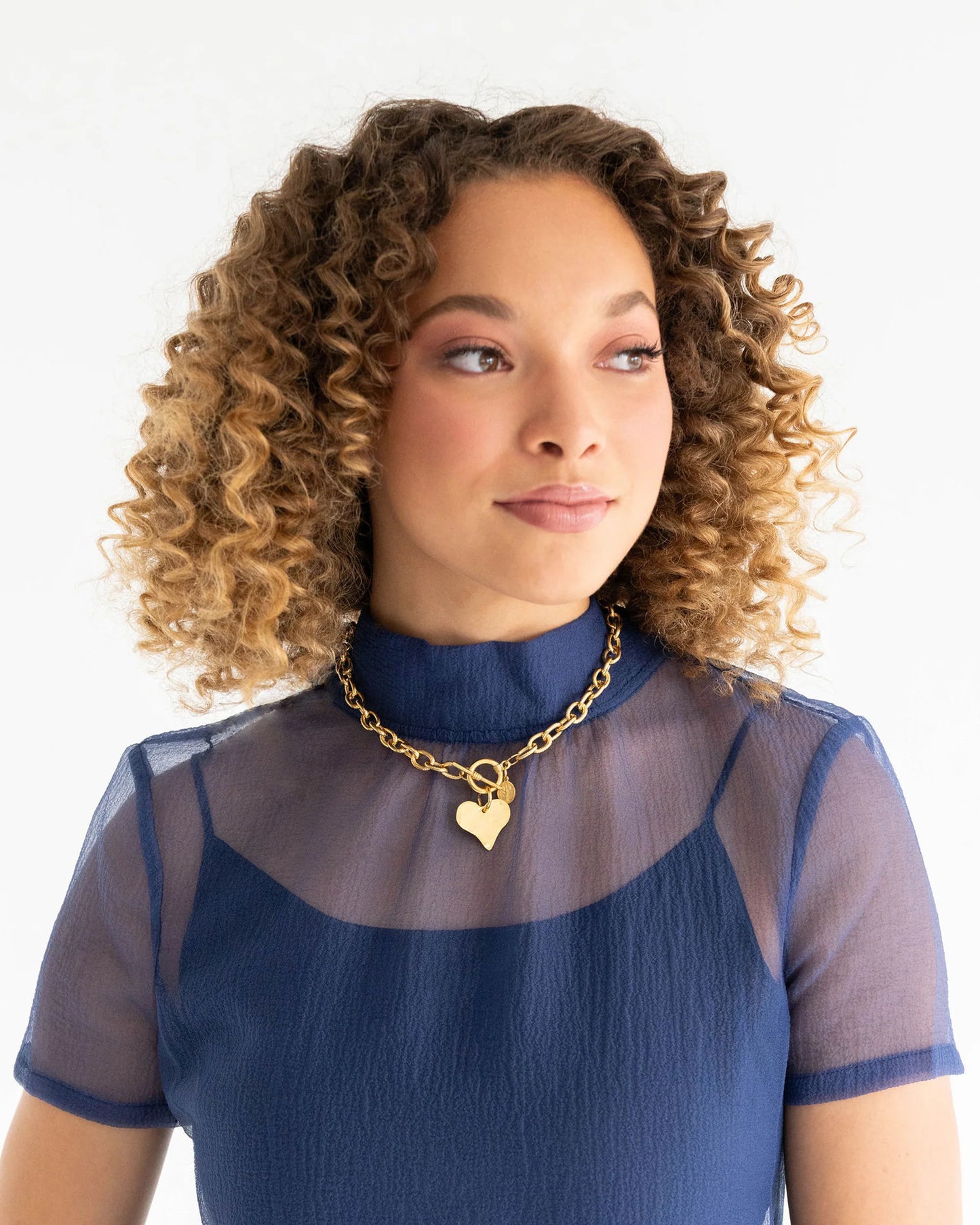 Susan Shaw - Necklace - Heart Toggle