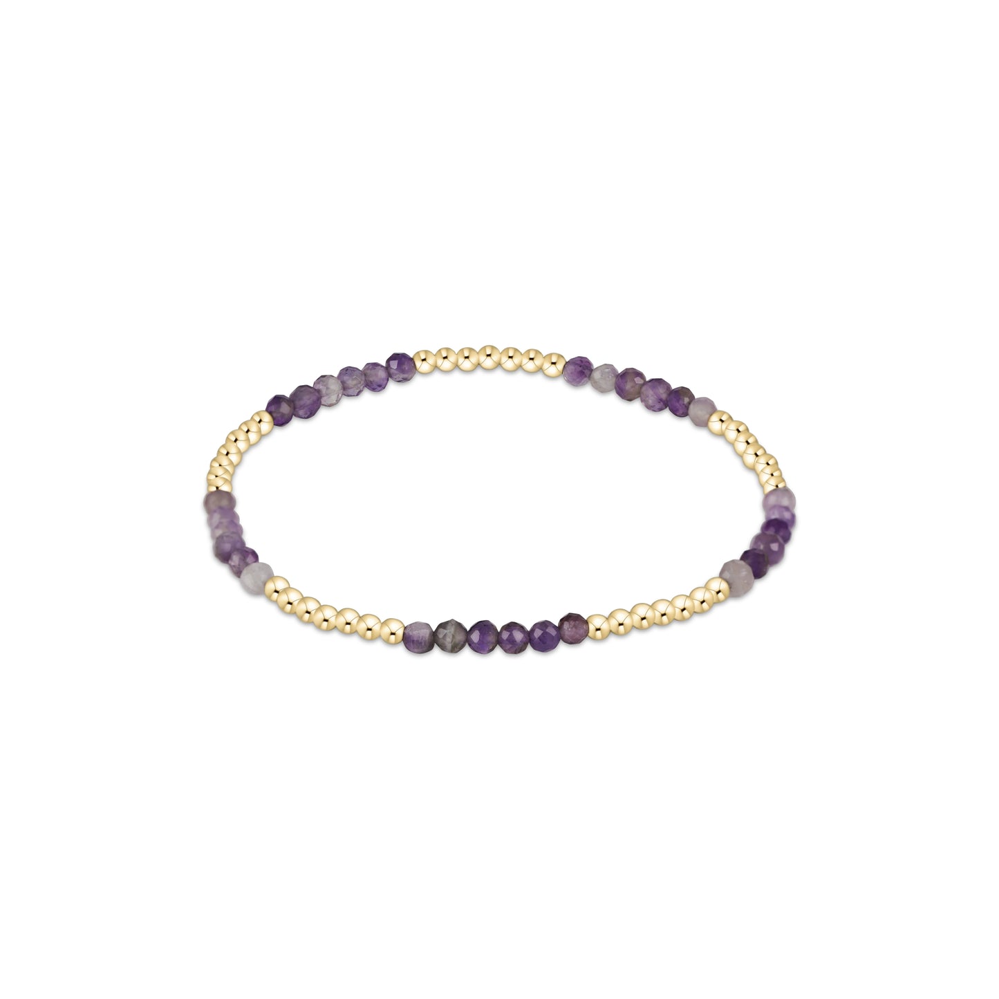 Enewton - Blissful Pattern 2.5mm Bead Bracelet - Amethyst - Findlay Rowe Designs