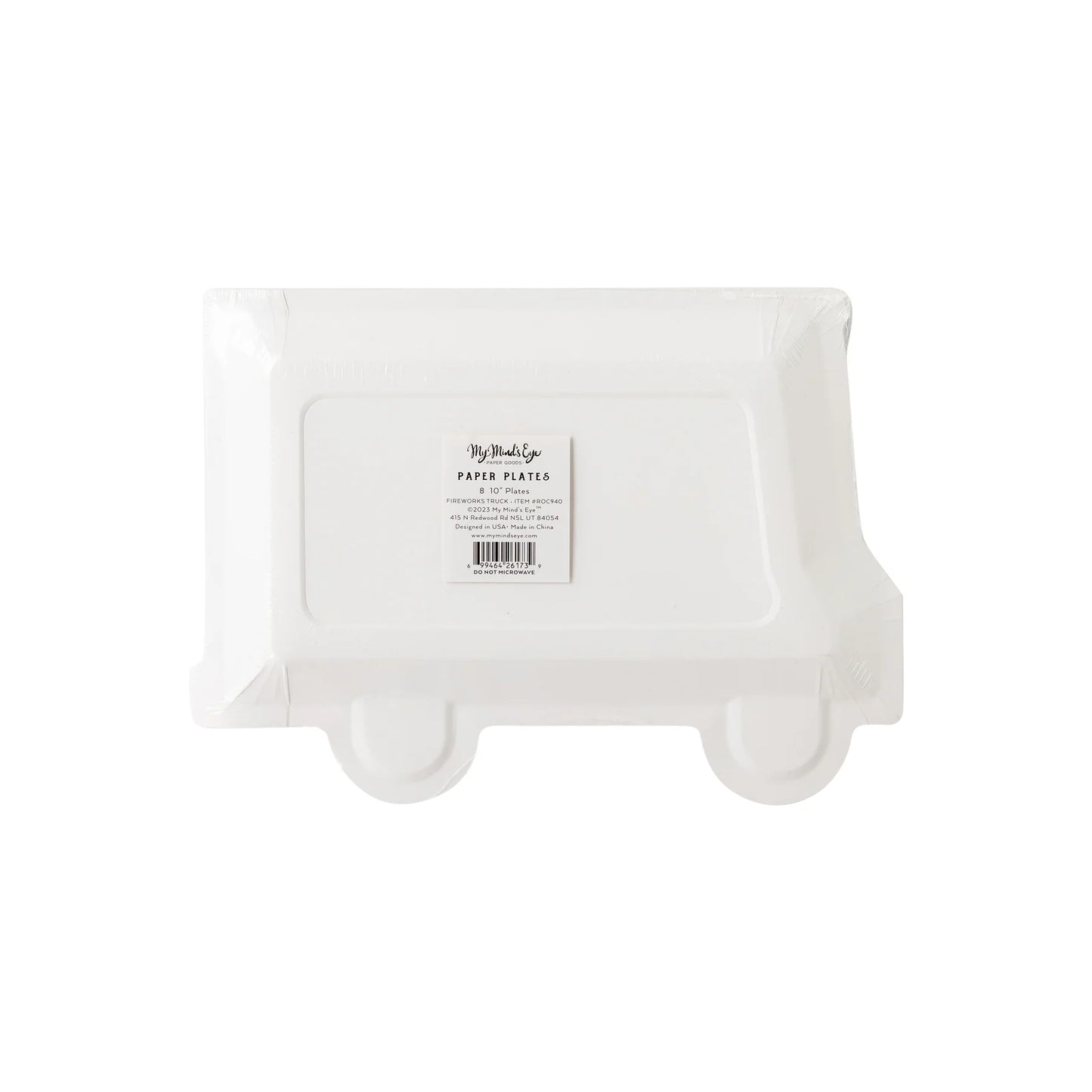 Paper Plate - Firework Truck - 8count