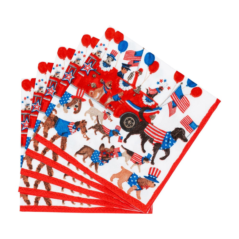 Caspari - Cocktail Napkins - Join The Parade - Findlay Rowe Designs