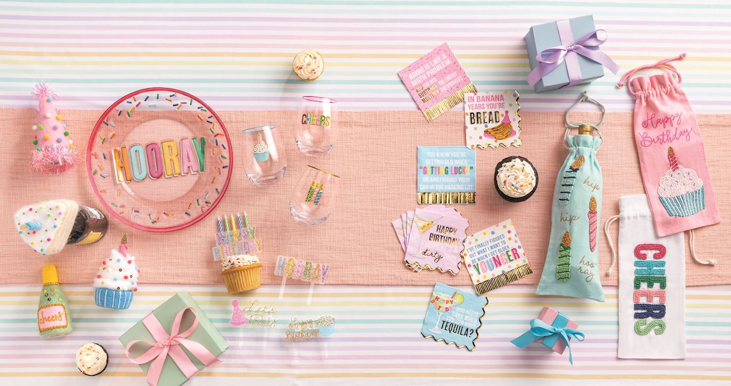 Mud Pie - Beaded Wine Bags - Birthday - Findlay Rowe Designs