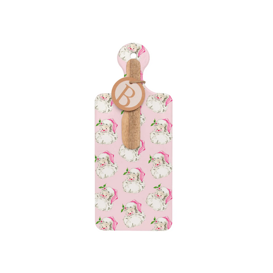 Rosanne Beck - Charcuterie Board Spreader Set - Pink Santa - Findlay Rowe Designs
