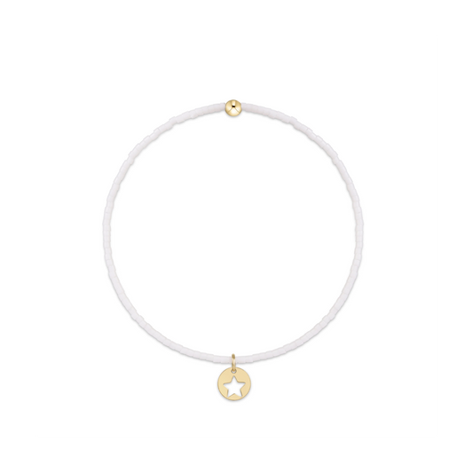 Enewton - Extends - Hope Classic Bracelet - White - Star Small Gold Disc