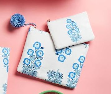Mud Pie - Pouch - Block Print - Findlay Rowe Designs