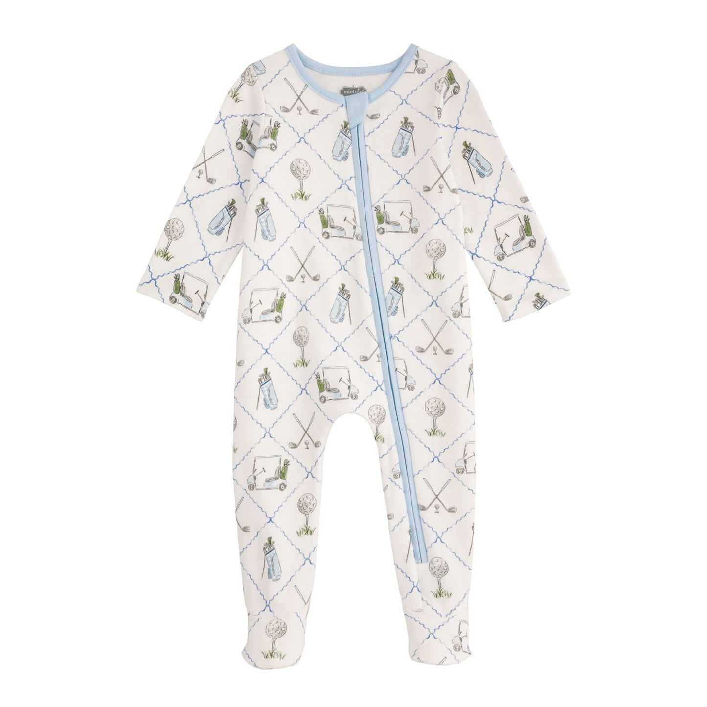 Mud Pie - Baby - Zip Footie - Golf - Findlay Rowe Designs