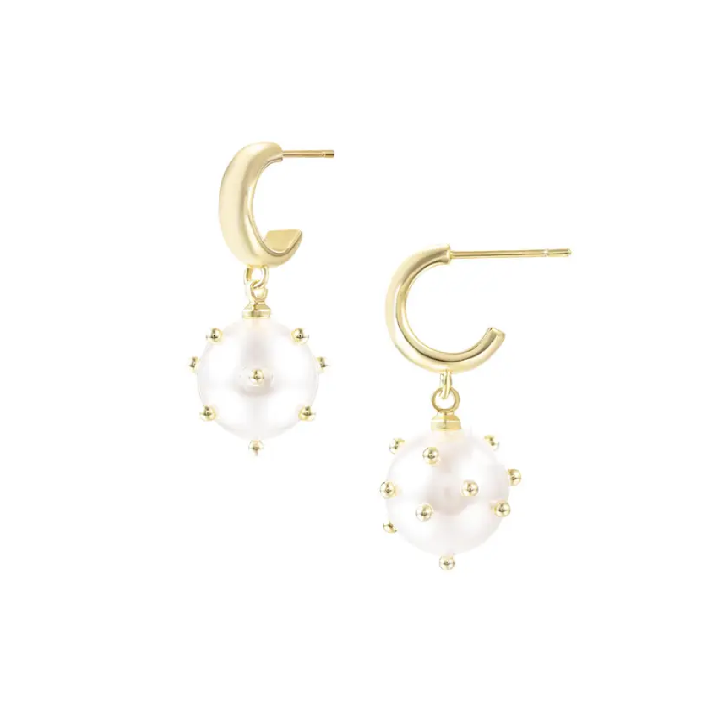 Natalie Wood - Earring - Carolina Mini Drop - Pearl - Findlay Rowe Designs