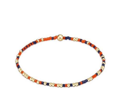 Enewton - Extends Gameday Hope Unwritten Bracelet - Bright Orange Matte Navy