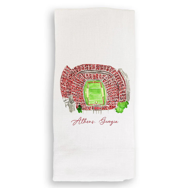 Towel - UGA Football Stadium - Findlay Rowe Designs